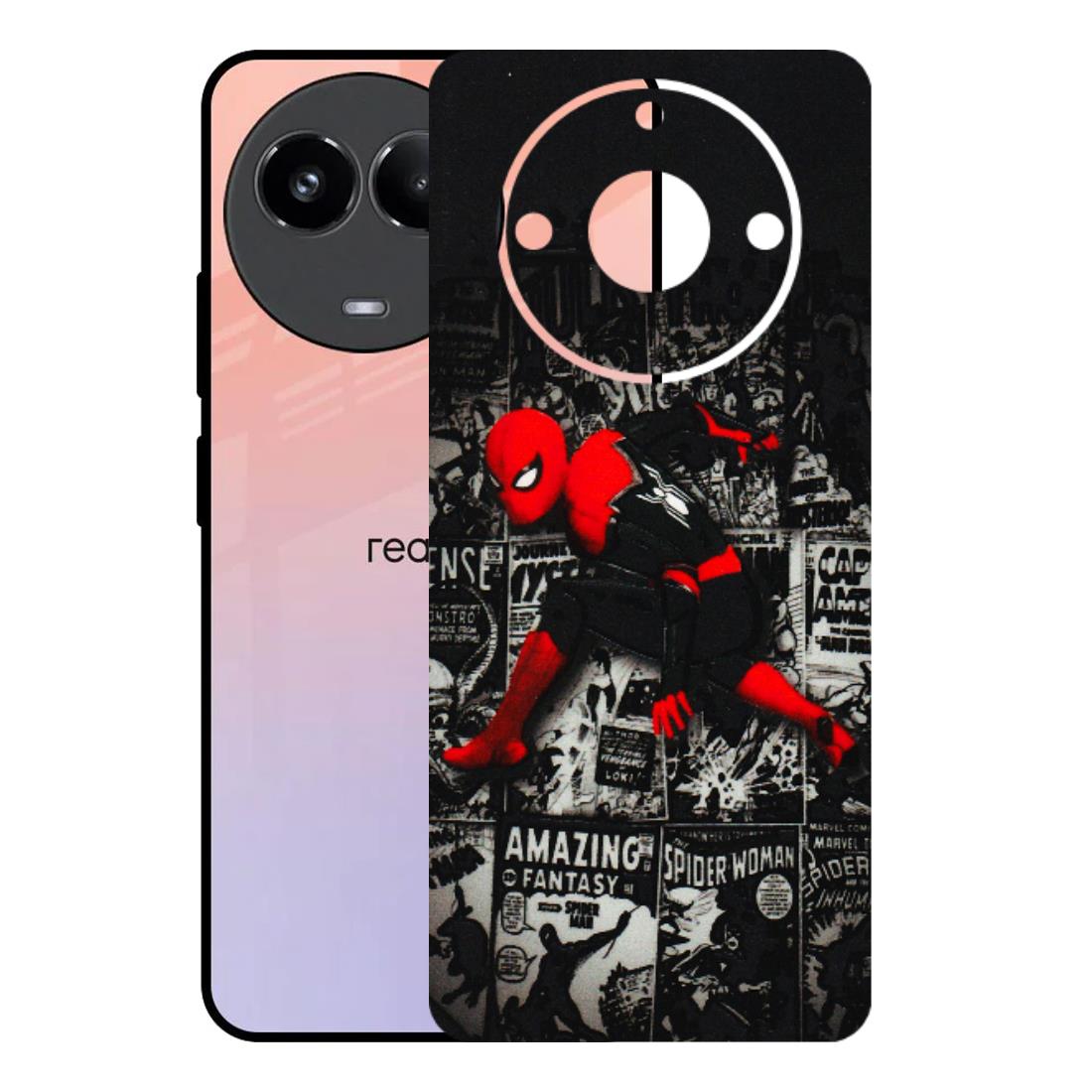 Realme Phone Skins (All Models) - SpiderMan New - 3D Embossed Finish (L-162) Realme 11 (5G)