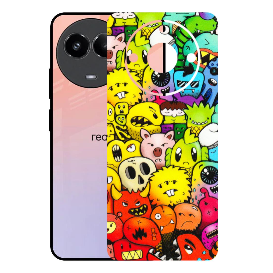 Realme Phone Skins (All Models) - Angry Funkies - 3D Embossed Finish (L-169) Realme 11 (5G)