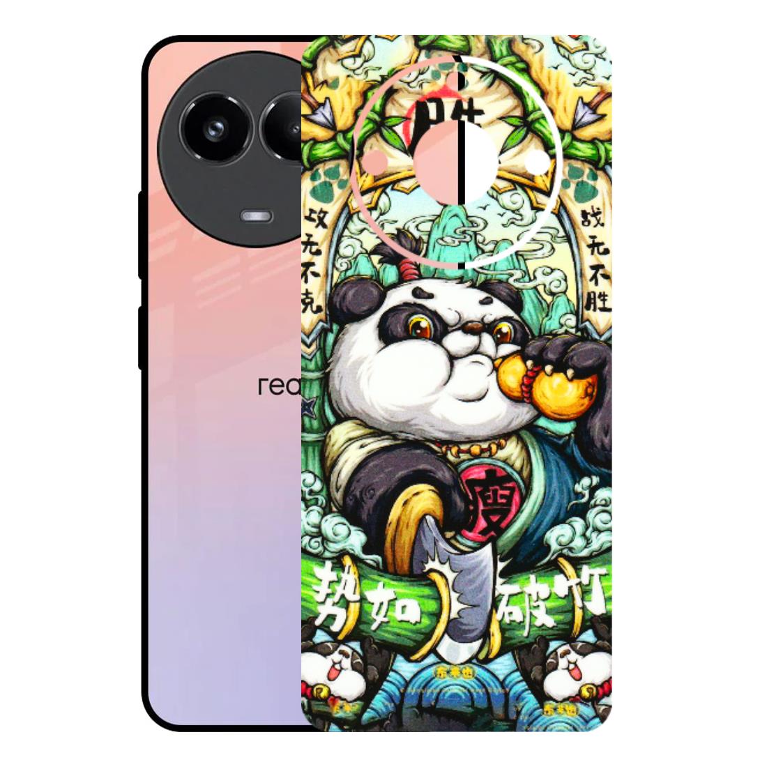 Realme Phone Skins (All Models) - Royal Rich Panda - 3D Embossed Finish (L-170) Realme 11 (5G)