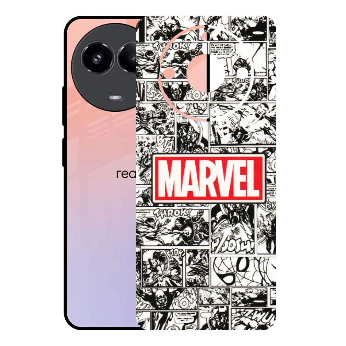 Realme Phone Skins (All Models) - Marvel Comic - 3D Embossed Finish (L-171) Realme 11 (5G)