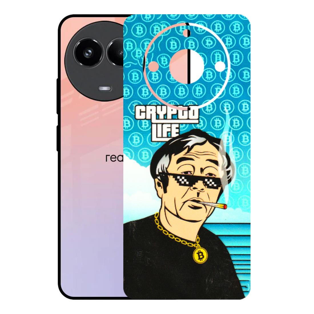 Realme Phone Skins (All Models) - Crypto Thug Life - 3D Embossed Finish (L-179) Realme 11 (5G)