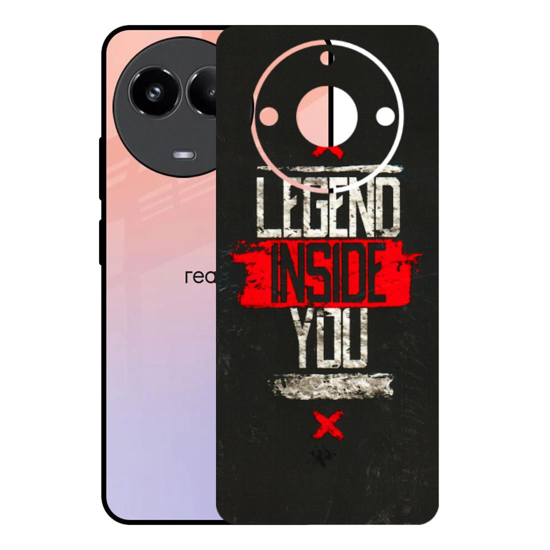 Realme Phone Skins (All Models) - Legend Inside You - 3D Embossed Finish (L-186) Realme 11 (5G)