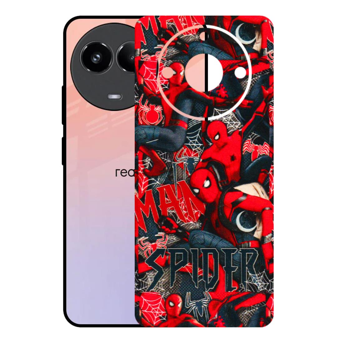 Realme Phone Skins (All Models) - SpiderMan Cool - 3D Embossed Finish (L-188) Realme 11 (5G)