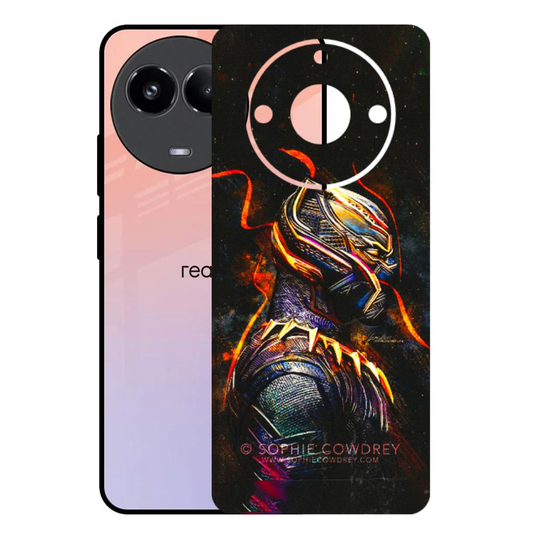 Realme Phone Skins (All Models) - Black Panther - 3D Embossed Finish (L-190) Realme 11 (5G)
