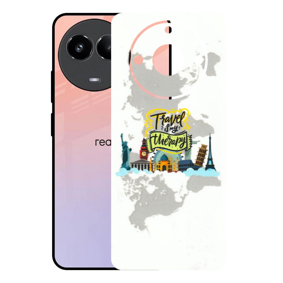 Realme Phone Skins (All Models) - Travel Therapy - 3D Embossed Finish (L-199) Realme 11 (5G)