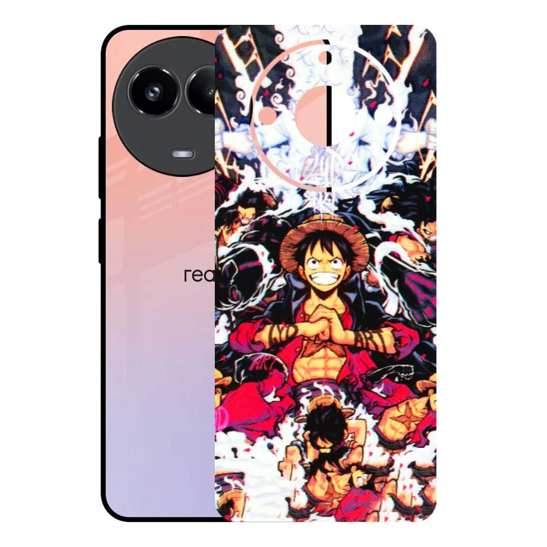 Realme Phone Skins (All Models) - Luffy Anime Character - 3D Embossed Finish (L-203) Realme 11 (5G)