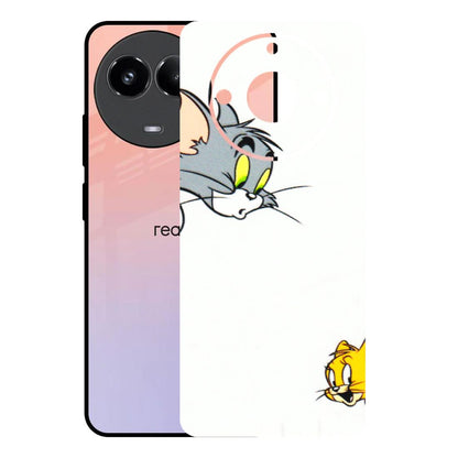 Realme Phone Skins (All Models) - Cute Tom And Jerry - 3D Embossed Finish (L-220) Realme 11 (5G)