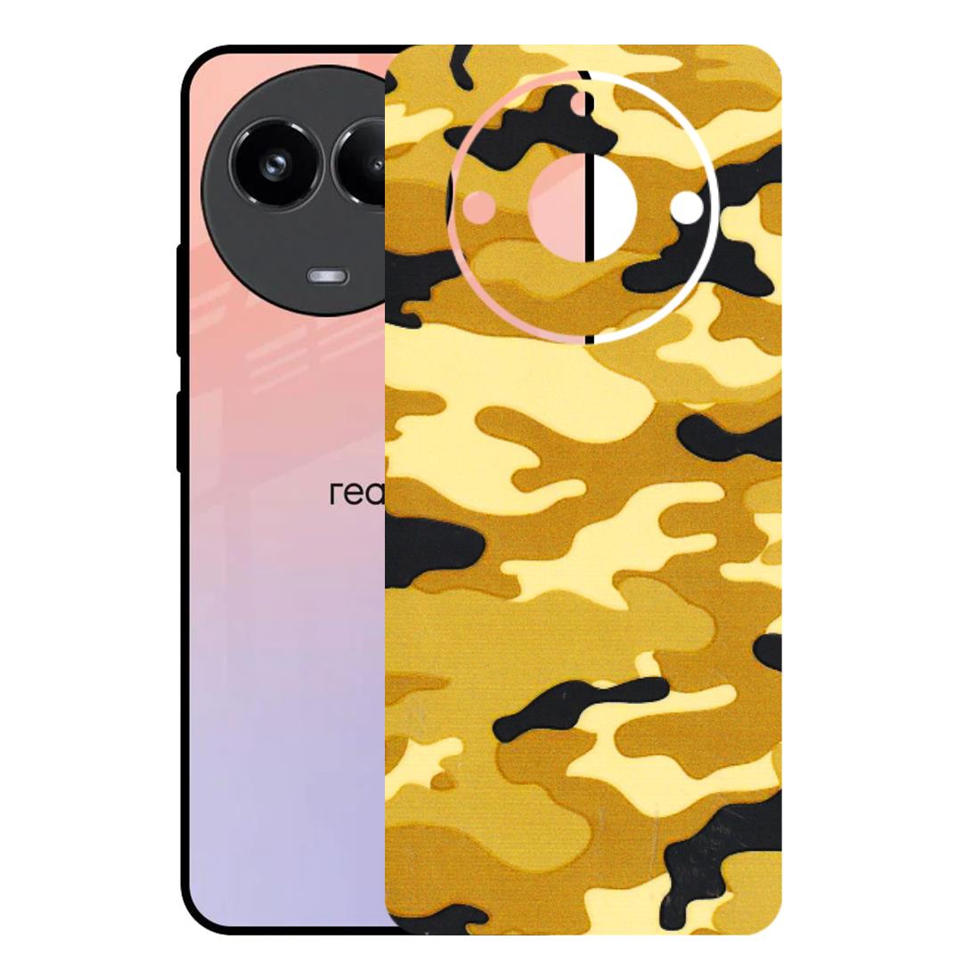 Realme Phone Skins (All Models) - Indian Camo - 3D Embossed Finish (L-228) Realme 11 (5G)