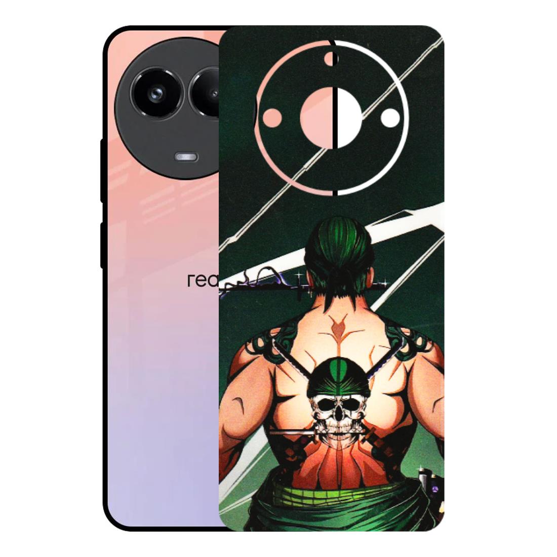 Realme Phone Skins (All Models) - Zoro Anime - 3D Embossed Finish (L-23) Realme 11 (5G)