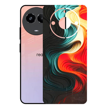 Realme Phone Skins (All Models) - The Silky Swirl - 3D Embossed Finish (L-240) Realme 11 (5G)