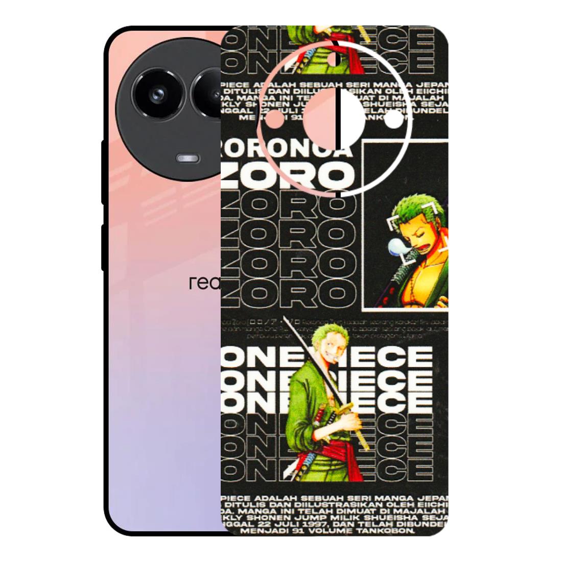 Realme Phone Skins (All Models) - One Piece Zoro - 3D Embossed Finish (L-250) Realme 11 (5G)