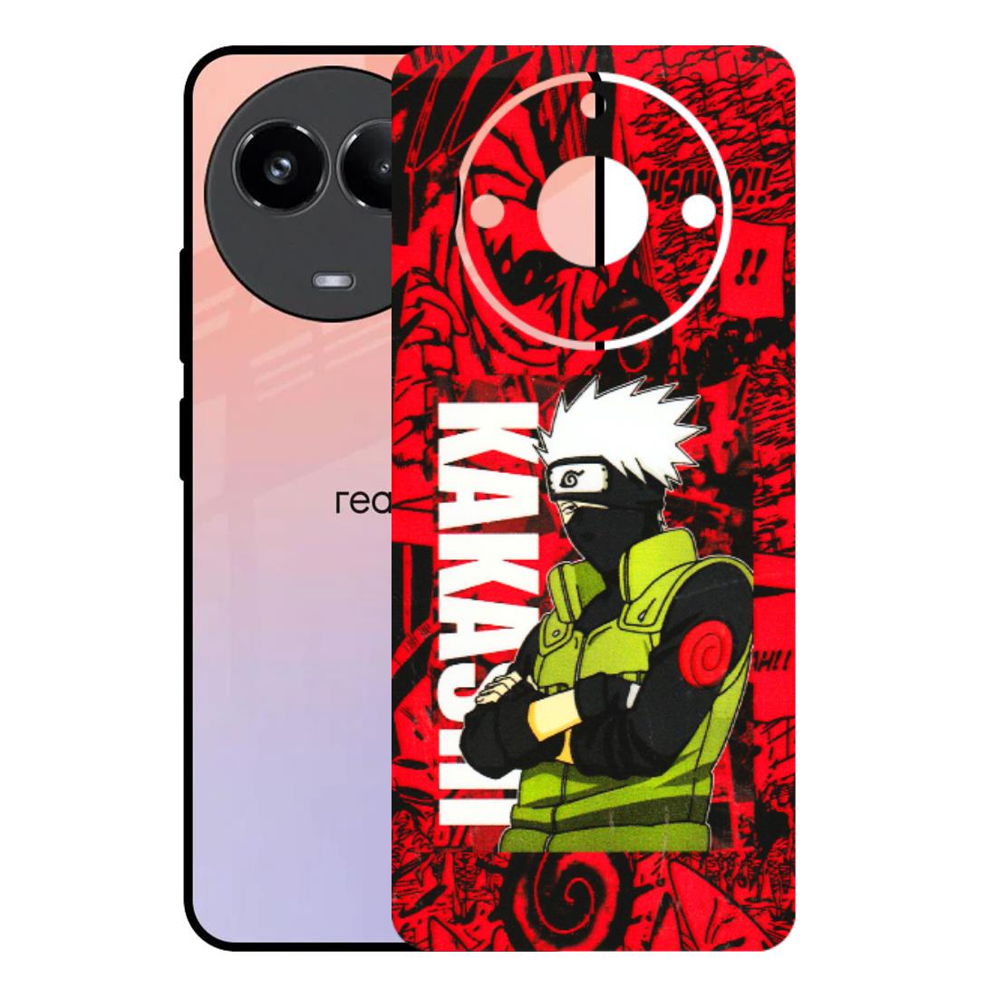 Realme Phone Skins (All Models) - Kakashi Red Anime - 3D Embossed Finish (L-251) Realme 11 (5G)