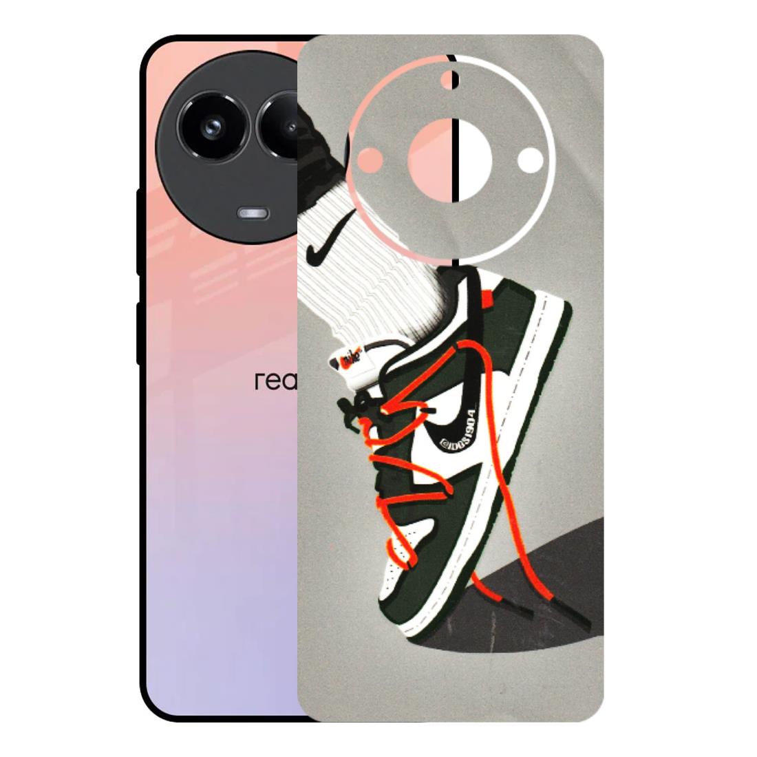 Realme Phone Skins (All Models) - New Grey Sneaker - 3D Embossed Finish (L-261) Realme 11 (5G)