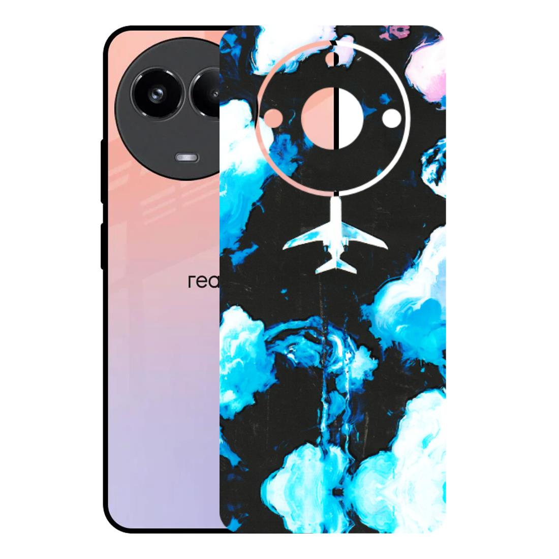 Realme Phone Skins (All Models) - Travel In Airline - 3D Embossed Finish (L-264) Realme 11 (5G)