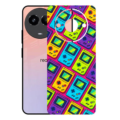 Realme Phone Skins (All Models) - Gameboy Colourful - 3D Embossed Finish (L-266) Realme 11 (5G)