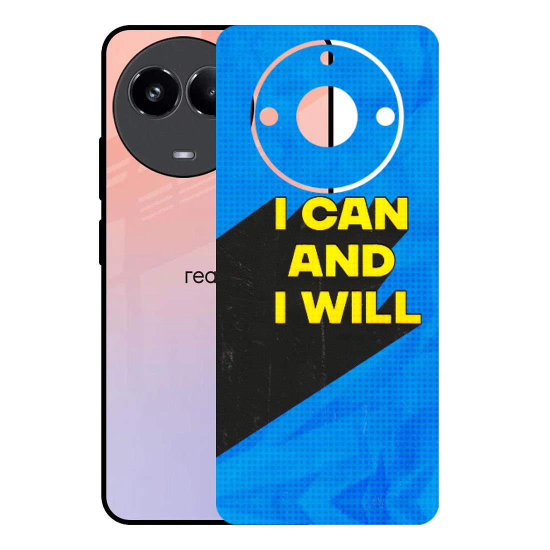 Realme Phone Skins (All Models) - I Can And I Will - 3D Embossed Finish (L-281) Realme 11 (5G)