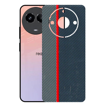 Realme Phone Skins (All Models) - Blue Sober Lines - 3D Embossed Finish (L-305) Realme 11 (5G)