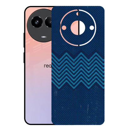 Realme Phone Skins (All Models) - Blue Sober Waves - 3D Embossed Finish (L-306) Realme 11 (5G)