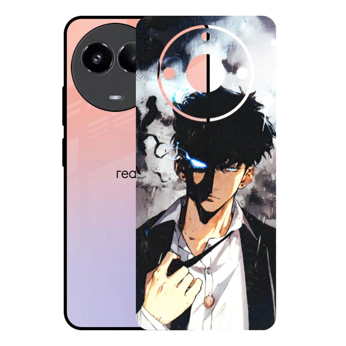 Realme Phone Skins (All Models) - Sung Jinwoo Manhwa Anime - 3D Embossed Finish (L-328) Realme 11 (5G)