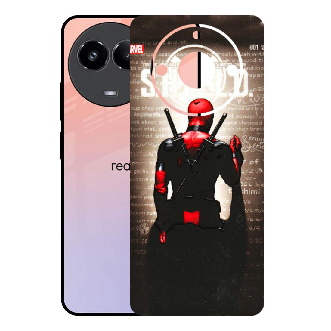 Realme Phone Skins (All Models) - Deadpool - 3D Embossed Finish (L-56) Realme 11 (5G)