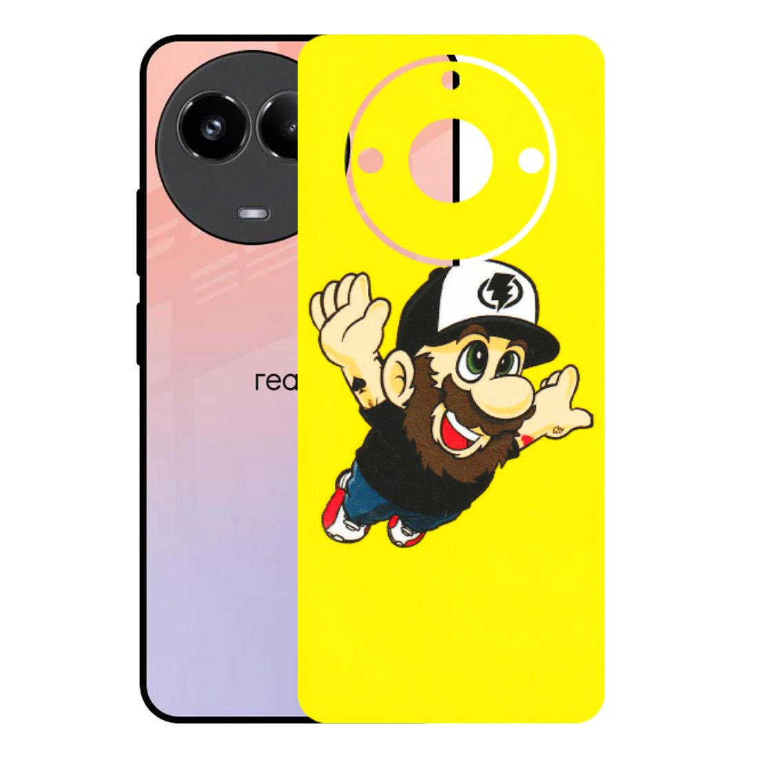 Realme Phone Skins (All Models) - Flying Beardo - 3D Embossed Finish (L-60) Realme 11 (5G)