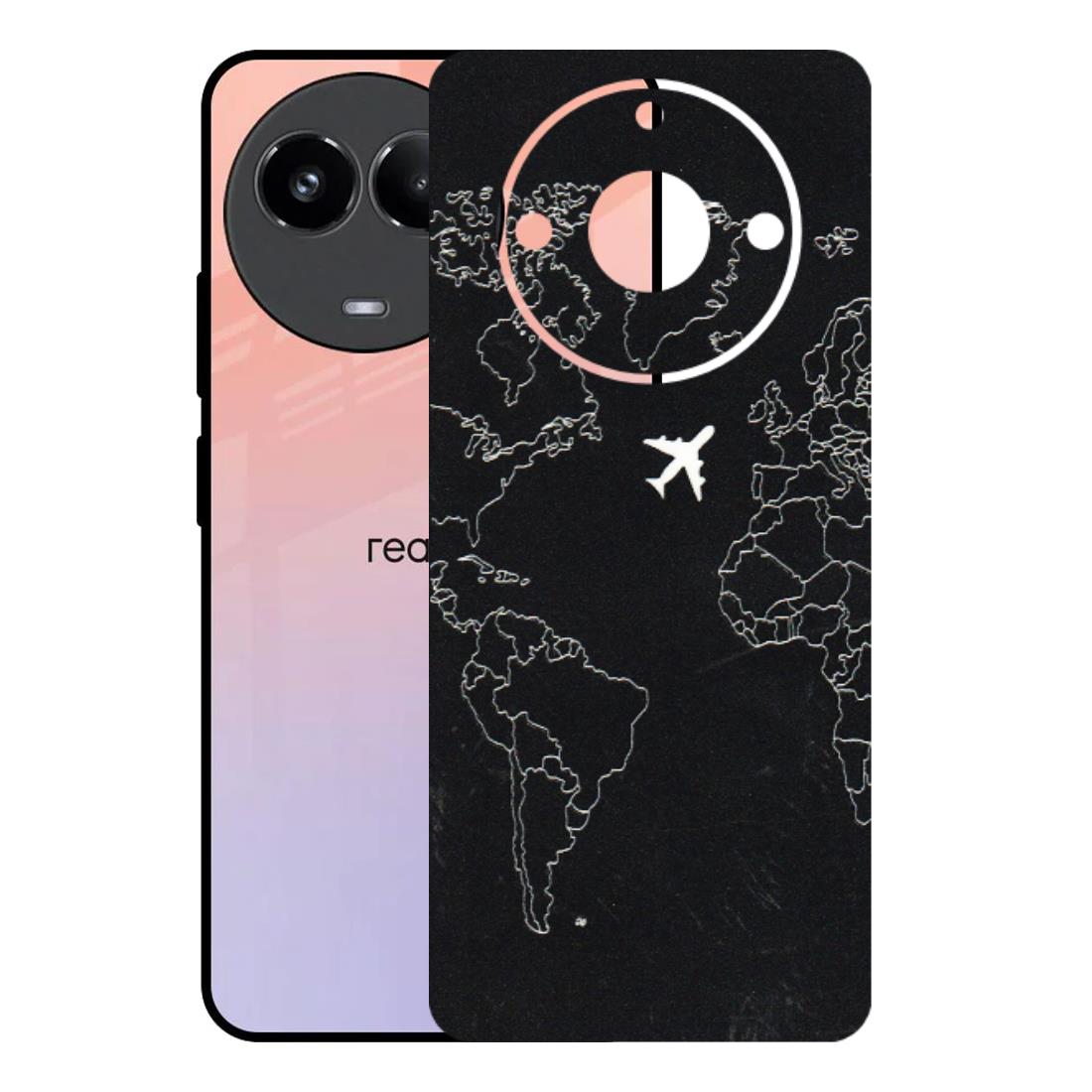 Realme Phone Skins (All Models) - Never Ending Travel - 3D Embossed Finish (L-79) Realme 11 (5G)