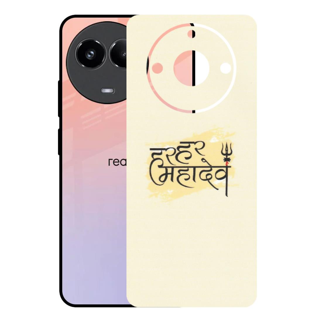 Realme Phone Skins (All Models) - Har Har Mahadev - Matte Finish (M-10) Realme 11 (5G)