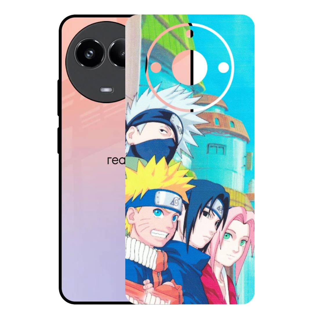 Realme Phone Skins (All Models) - Team Minato And Kakashi - Matte Finish (M-101) Realme 11 (5G)