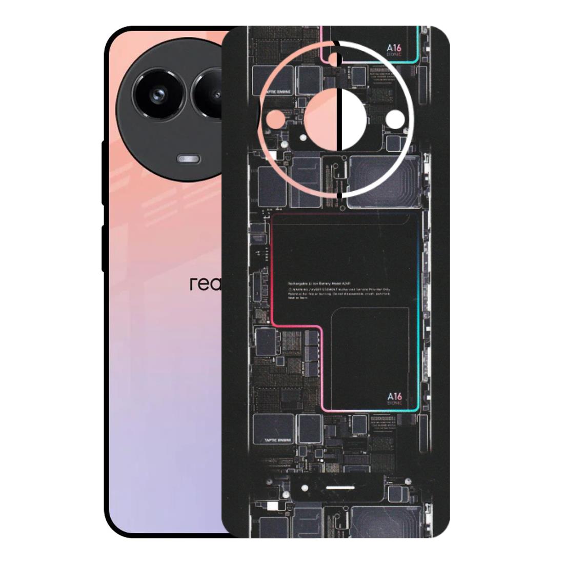 Realme Phone Skins (All Models) - Motherboard Circuit Layout - Matte Finish (M-117) Realme 11 (5G)