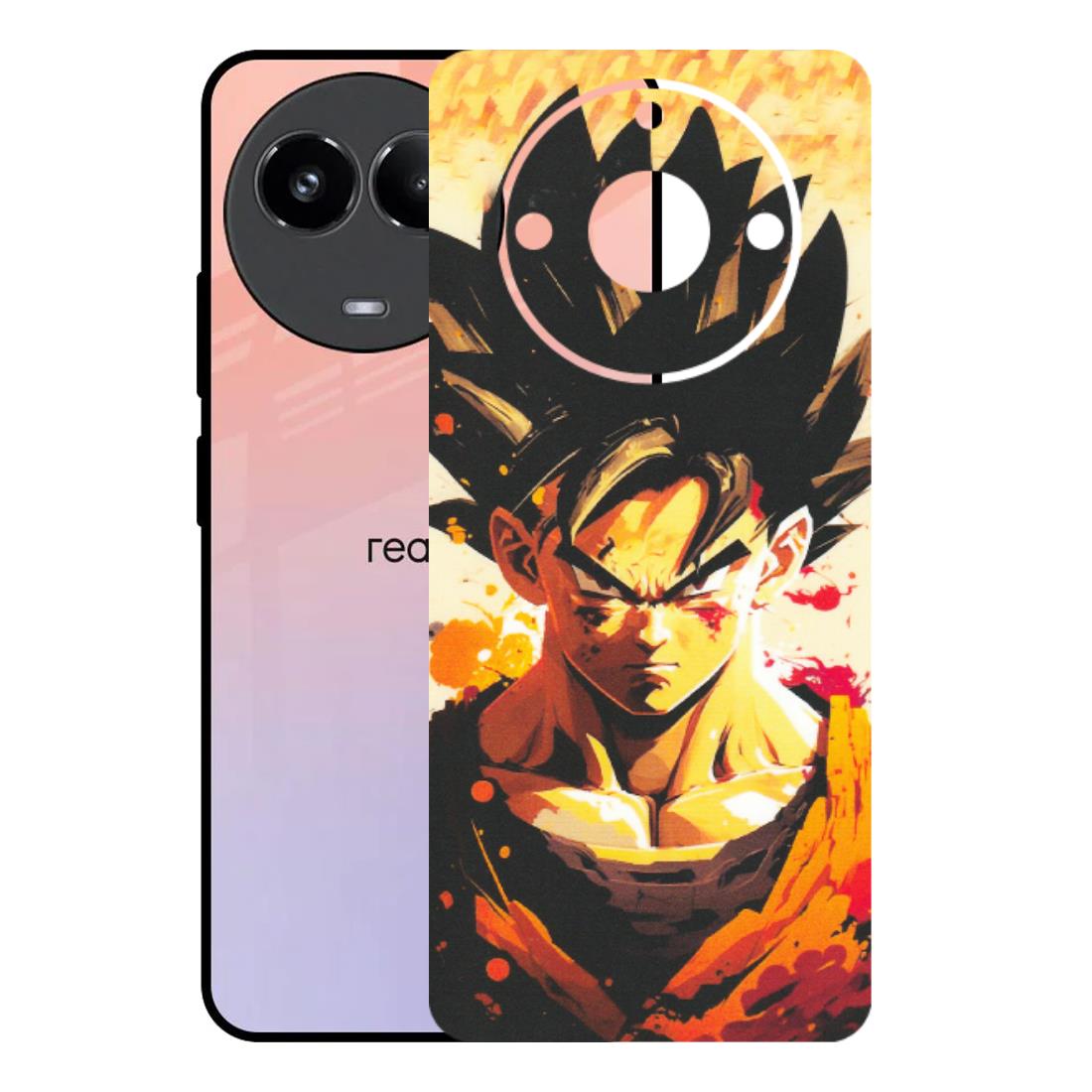 Realme Phone Skins (All Models) - Angry Goku - Matte Finish (M-12) Realme 11 (5G)