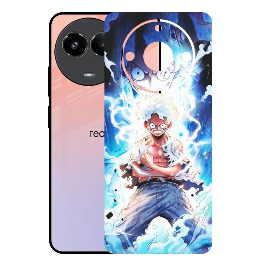 Realme Phone Skins (All Models) - Blue Thunder Luffy Anime - Matte Finish (M-132) Realme 11 (5G)