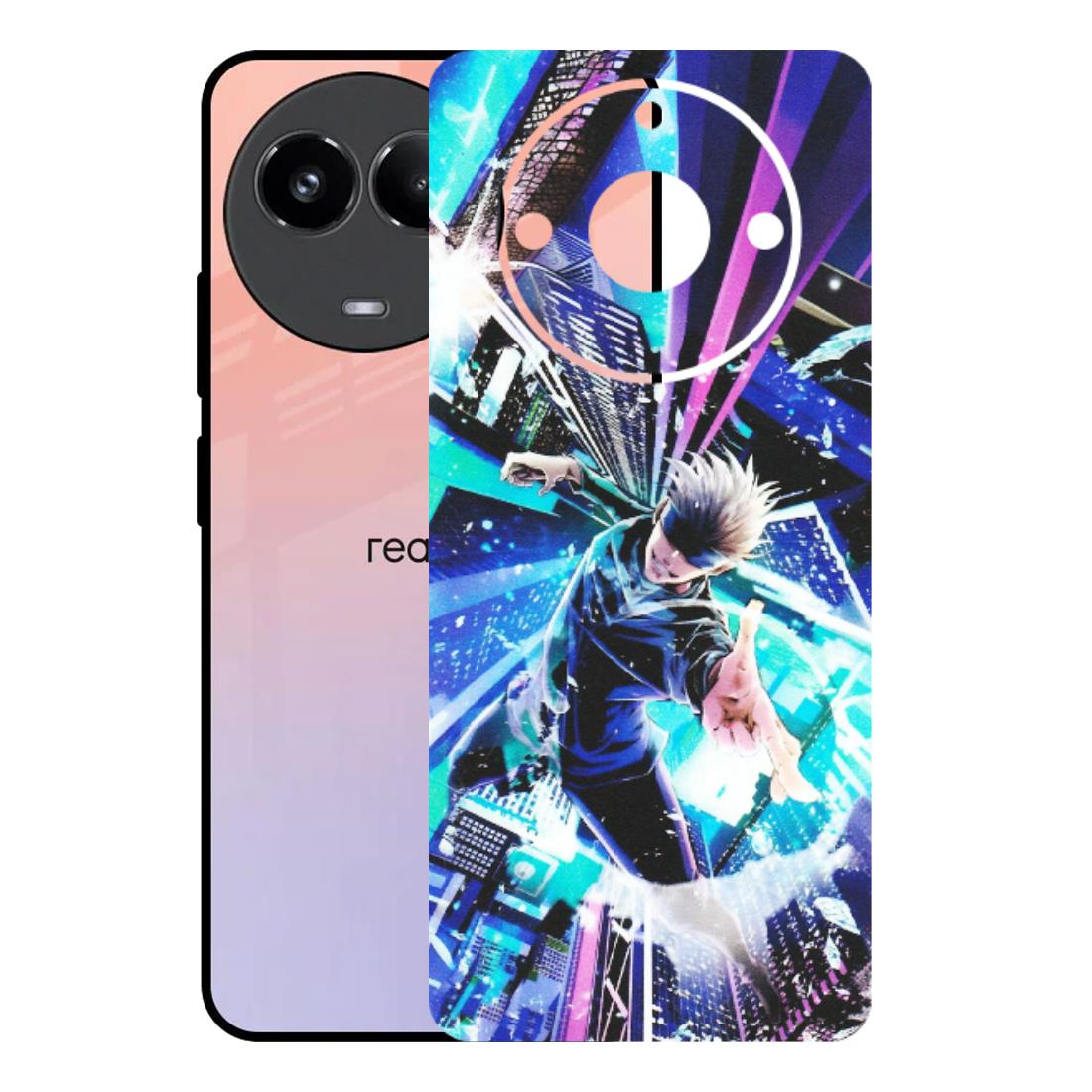 Realme Phone Skins (All Models) - Manga Action Jujustu Kaisen Anime - Matte Finish (M-155) Realme 11 (5G)