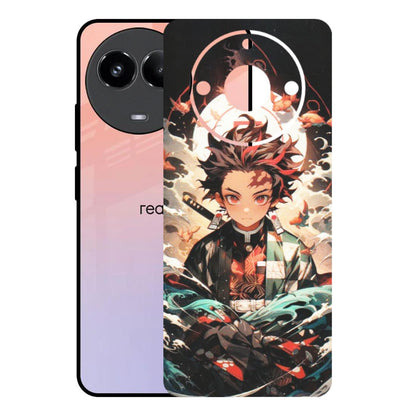 Realme Phone Skins (All Models) - Tanjiro Demon Slayer Anime - Matte Finish (M-158) Realme 11 (5G)