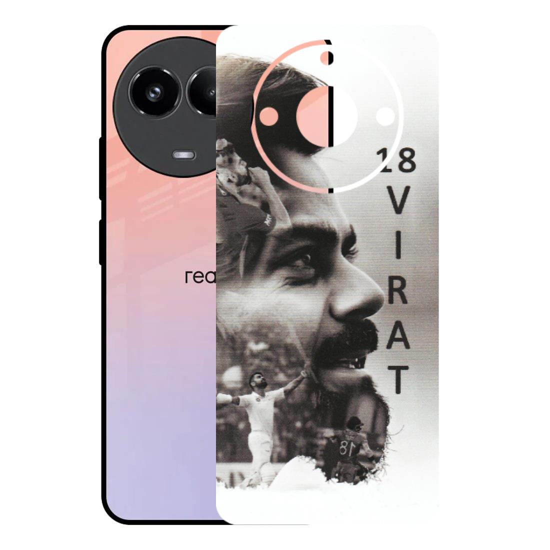 Realme Phone Skins (All Models) - Virat Kohli Cricketer - Matte Finish (M-163) Realme 11 (5G)