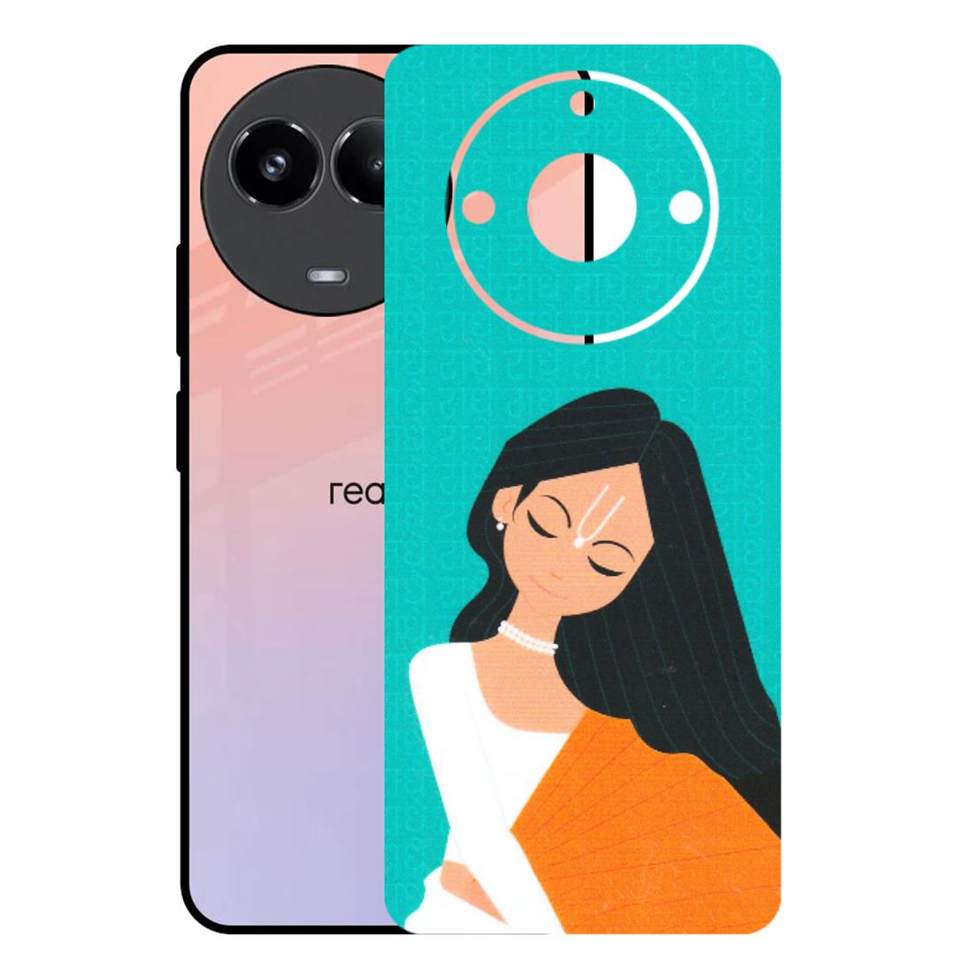 Realme Phone Skins (All Models) - Radhe Radhe With Hindu Symbol - Matte Finish (M-164) Realme 11 (5G)