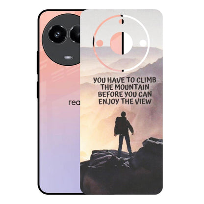 Realme Phone Skins (All Models) - Motivational Hiking Mountain - Matte Finish (M-28) Realme 11 (5G)