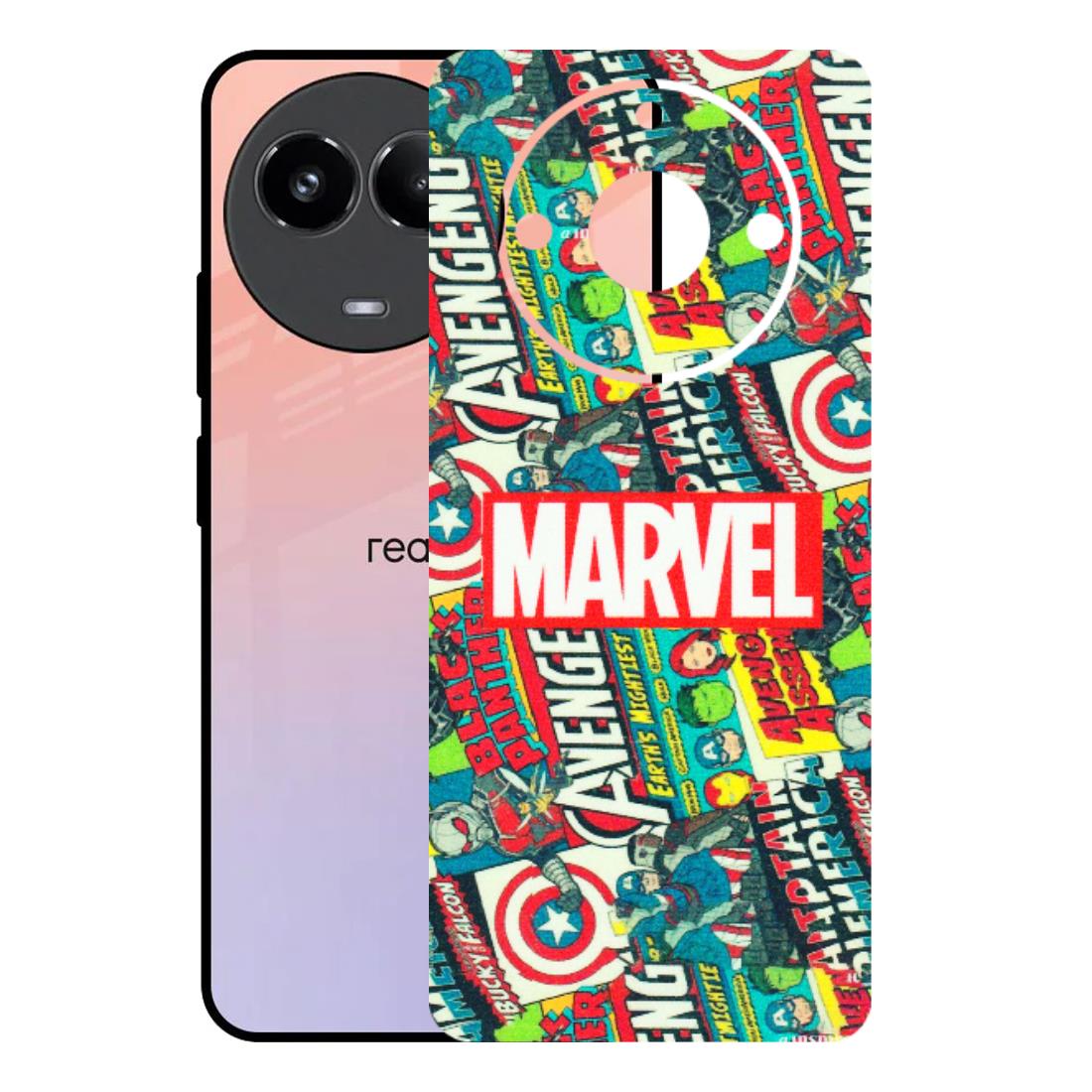 Realme Phone Skins (All Models) - Marvel Comic Lover - Matte Finish (M-30) Realme 11 (5G)