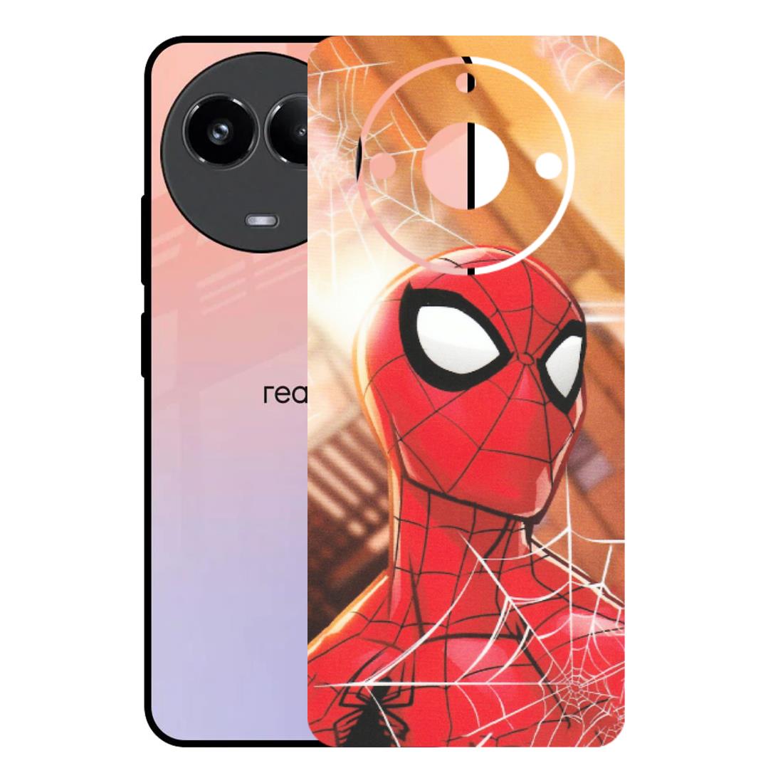 Realme Phone Skins (All Models) - Spiderman Face New - Matte Finish (M-41) Realme 11 (5G)