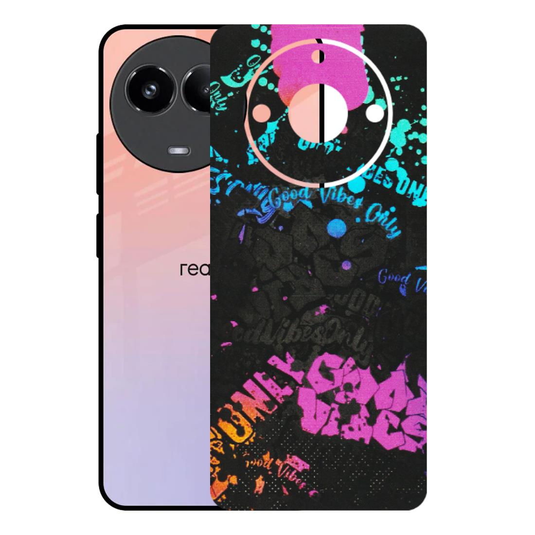 Realme Phone Skins (All Models) - Majestic Black Vibes - Matte Finish (M-62) Realme 11 (5G)