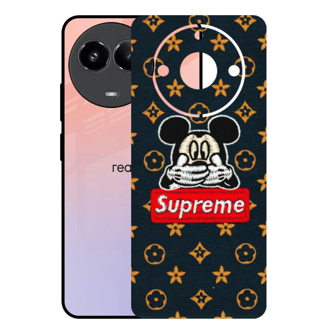 Realme Phone Skins (All Models) - Mickey Supreme - Matte Finish (M-83) Realme 11 (5G)