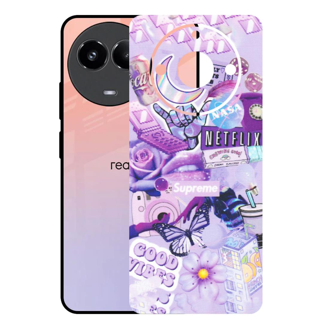 Realme Phone Skins (All Models) - Supreme Purple Magic - Matte Finish (M-88) Realme 11 (5G)
