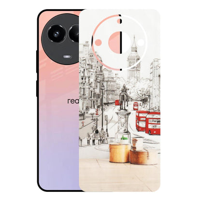 Realme Phone Skins (All Models) - London Street - Transparent Finish (T-02) Realme 11 (5G)