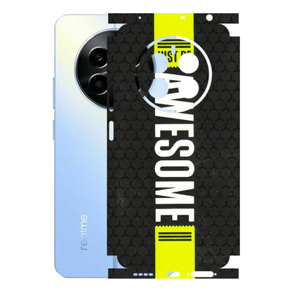 Realme Phone Skins (All Models) - Just Be Awesome - 3D Embossed Finish (L-101) Realme 13