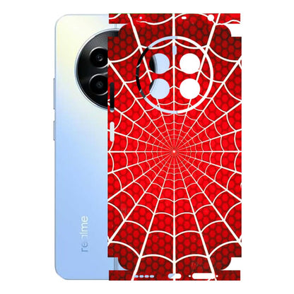 Realme Phone Skins (All Models) - Classic Spidey Web - 3D Embossed Finish (L-115) Realme 13