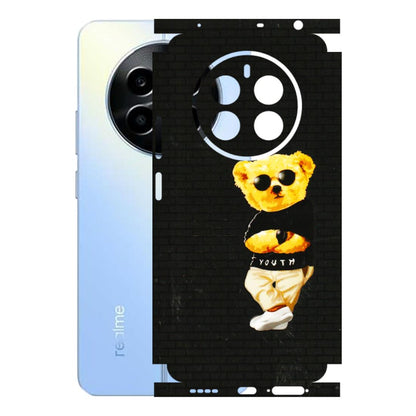 Realme Phone Skins (All Models) - Classy Teddy Bear - 3D Embossed Finish (L-116) Realme 13