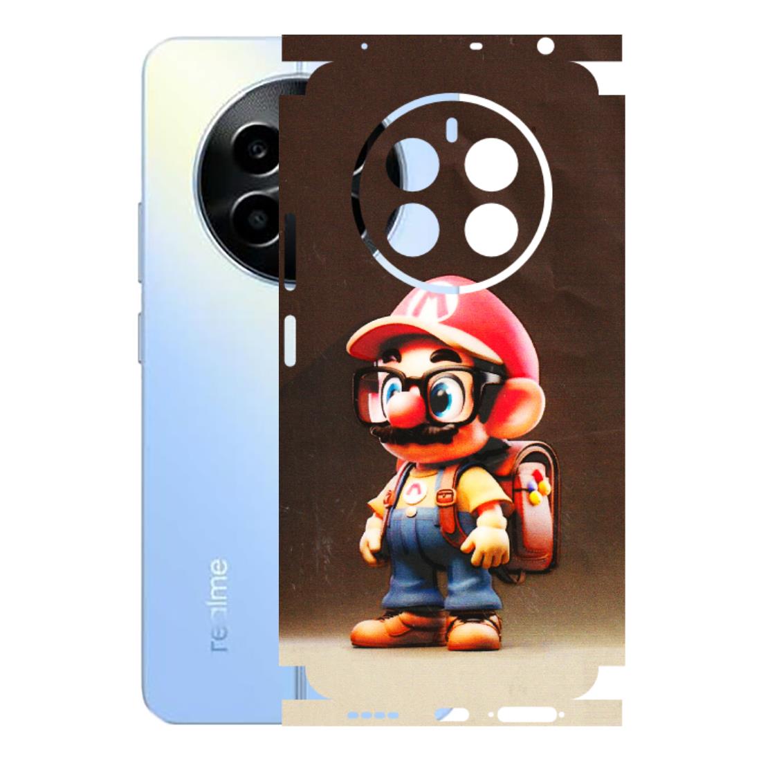 Realme Phone Skins (All Models) - Little Mario - 3D Embossed Finish (L-119) Realme 13