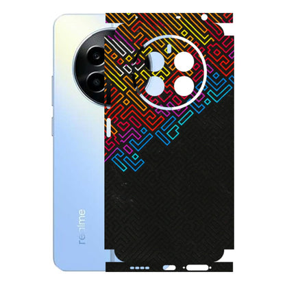 Realme Phone Skins (All Models) - Dotme Pattern Art - 3D Embossed Finish (L-121) Realme 13
