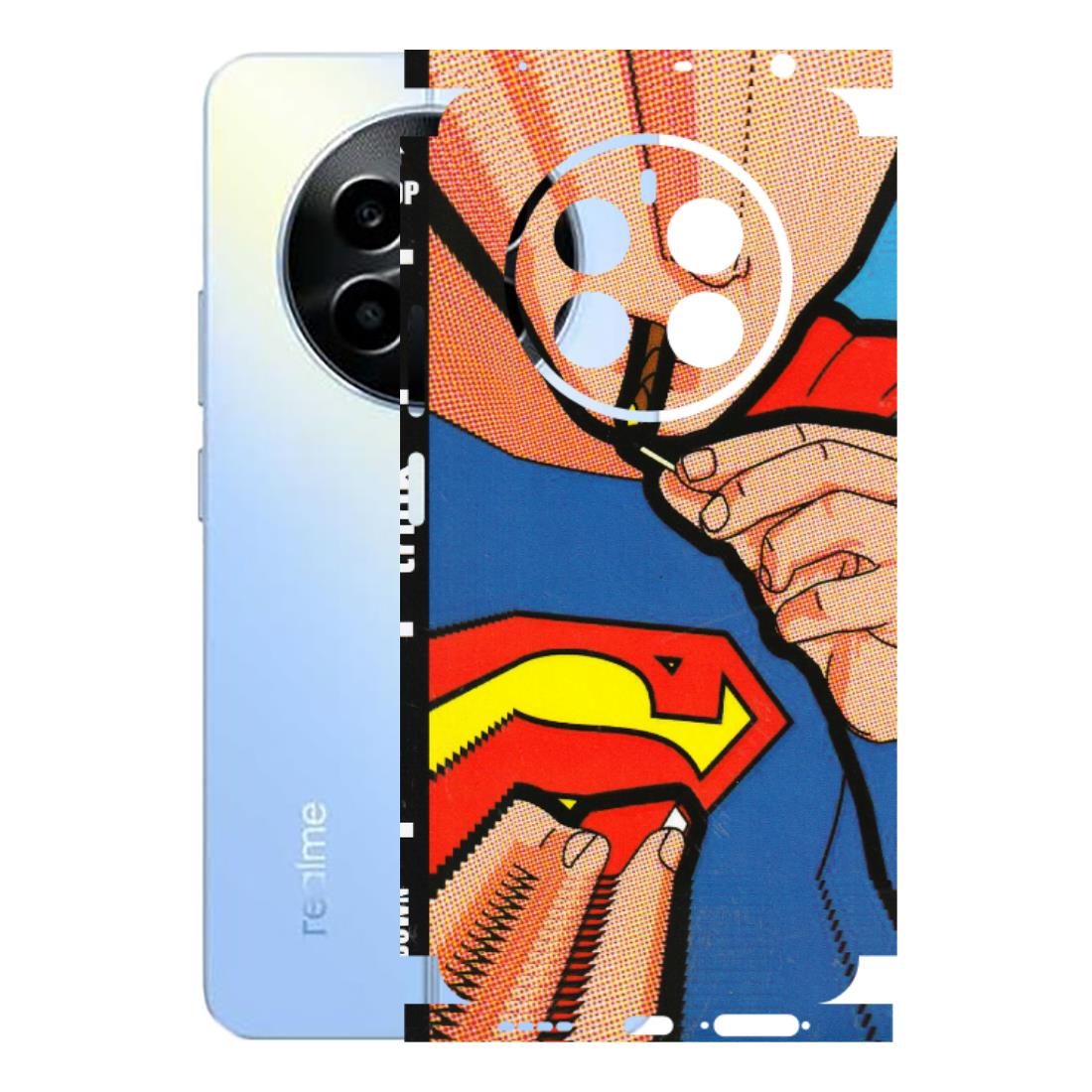 Realme Phone Skins (All Models) - Superman Sutta - 3D Embossed Finish (L-130) Realme 13