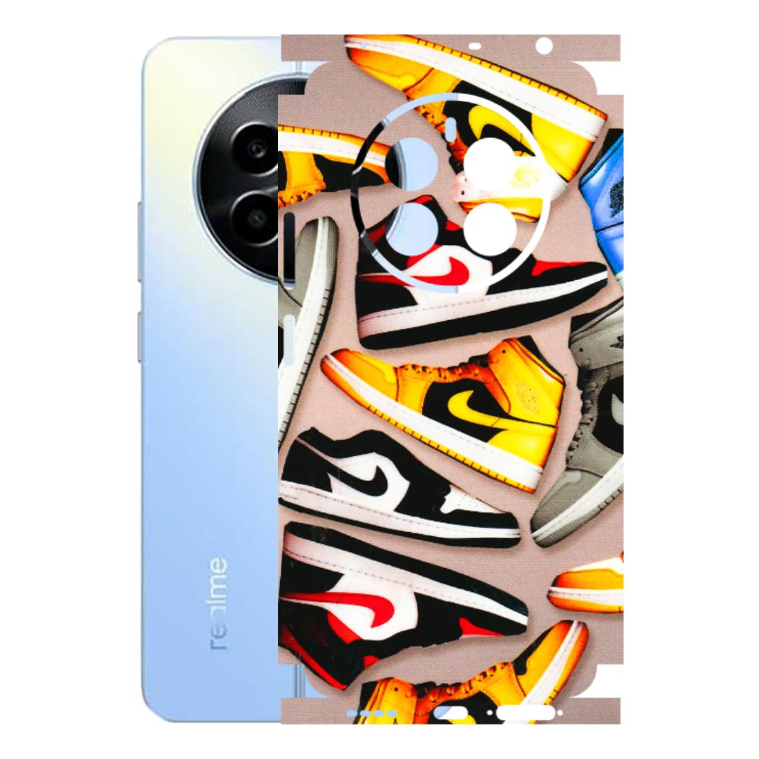 Realme Phone Skins (All Models) - Sneaker Lover - 3D Embossed Finish (L-135) Realme 13