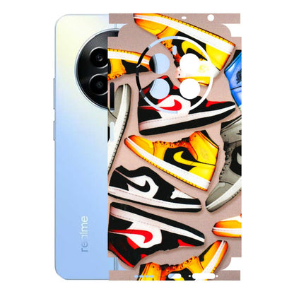 Realme Phone Skins (All Models) - Sneaker Lover - 3D Embossed Finish (L-135) Realme 13